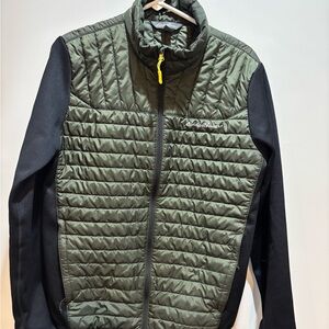 Eddie Bauer Men's Green and Black Jacket